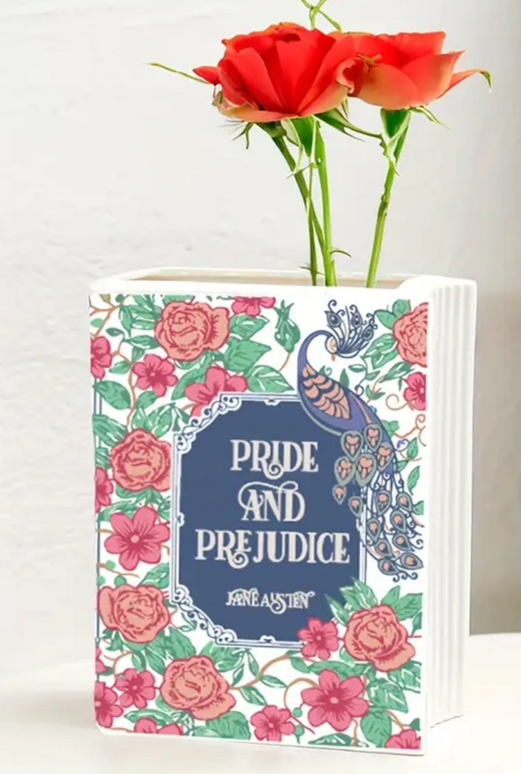 Libros Cerámica Pequeños con flores