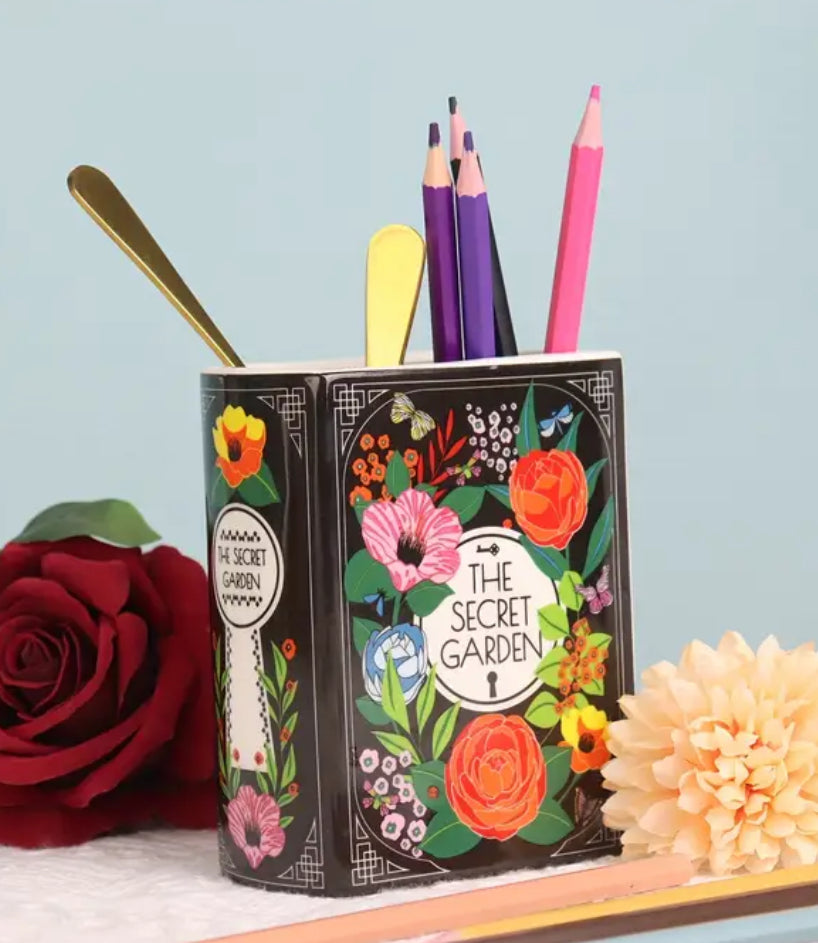 Libros Cerámica Pequeños con flores