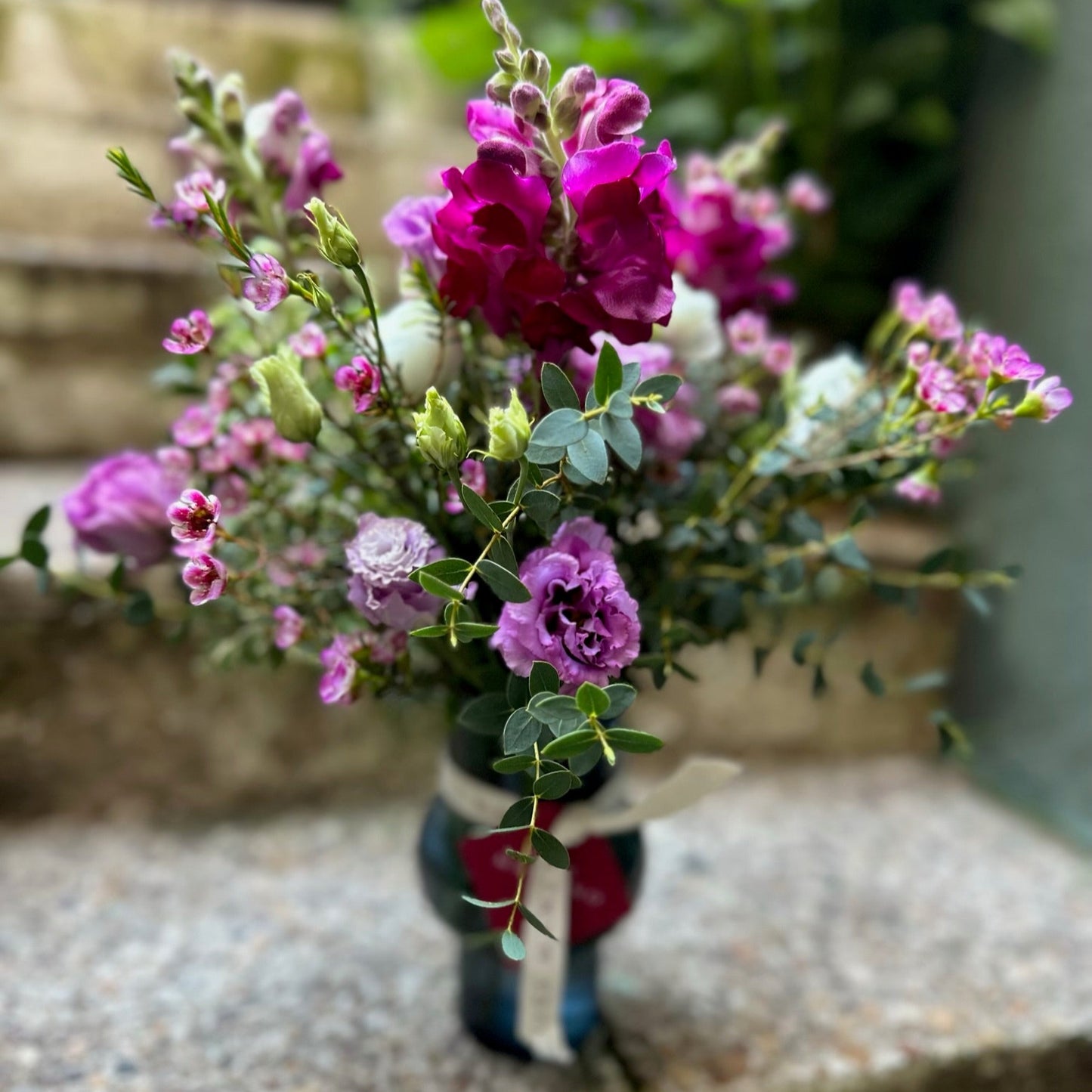 Búcaro Formas Otoñal con Flores
