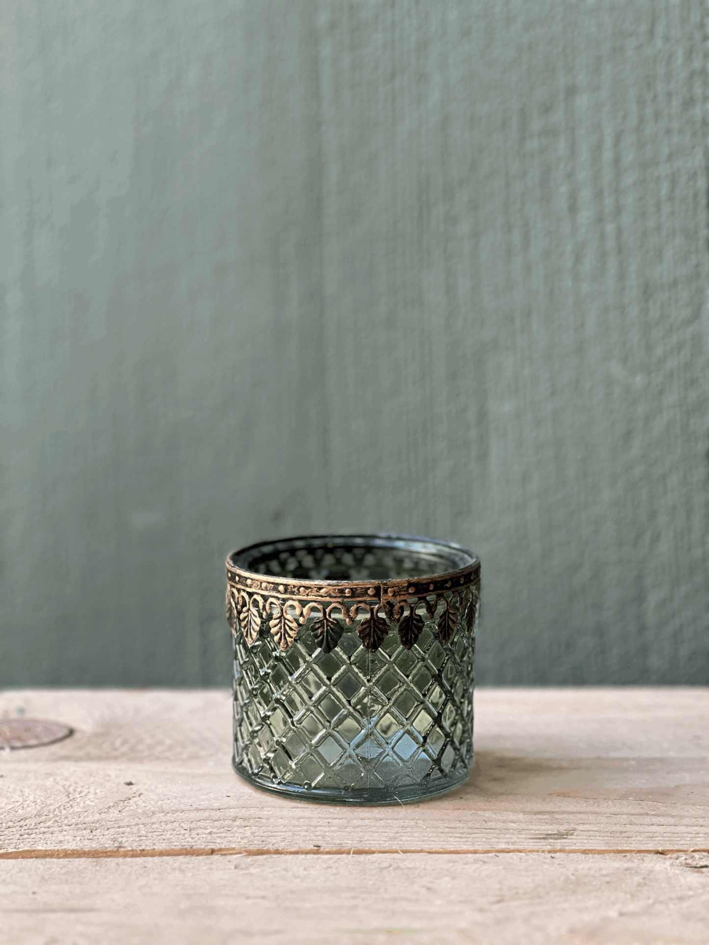 Porta Velas Cristal Oriental