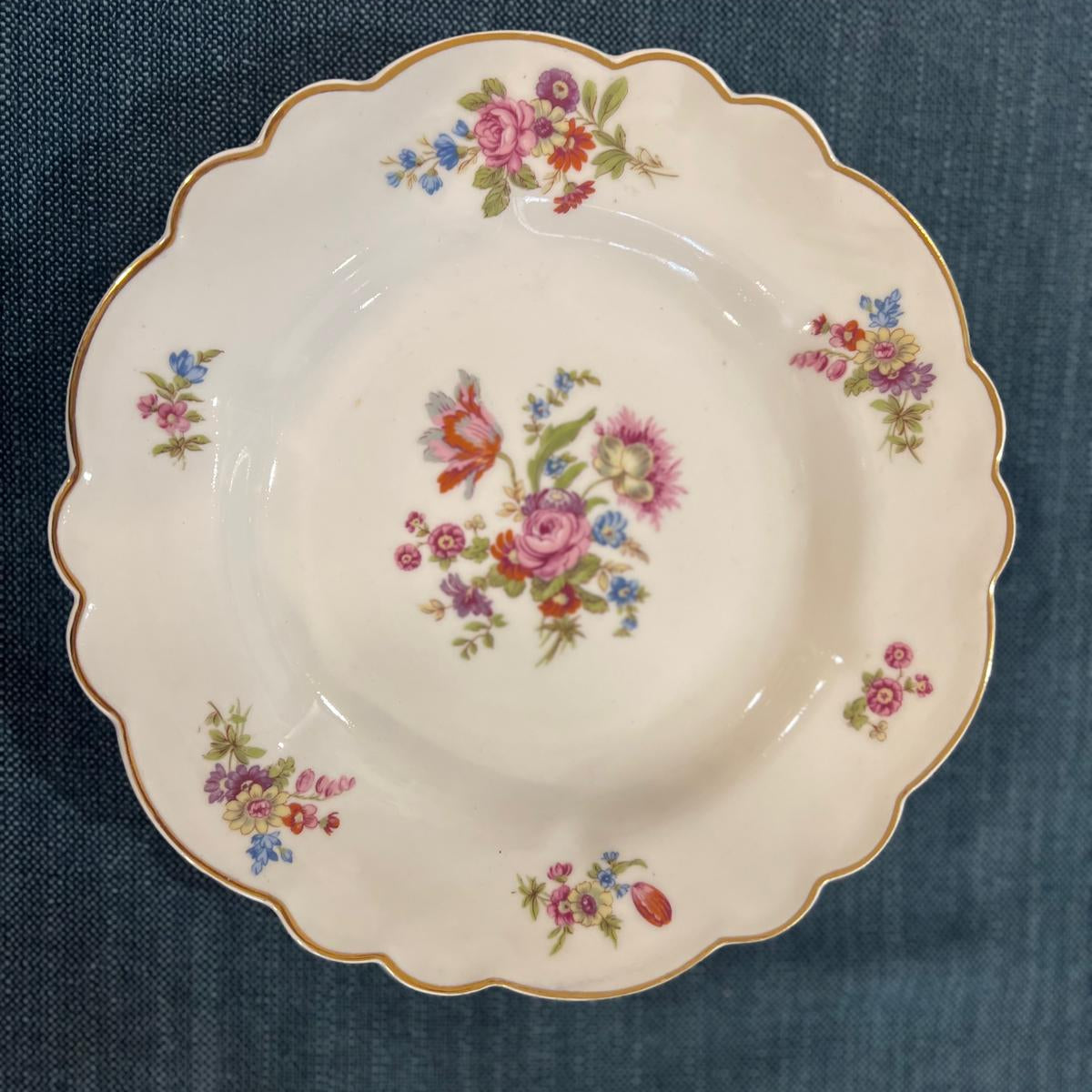 Vajilla francesa flores Limoges