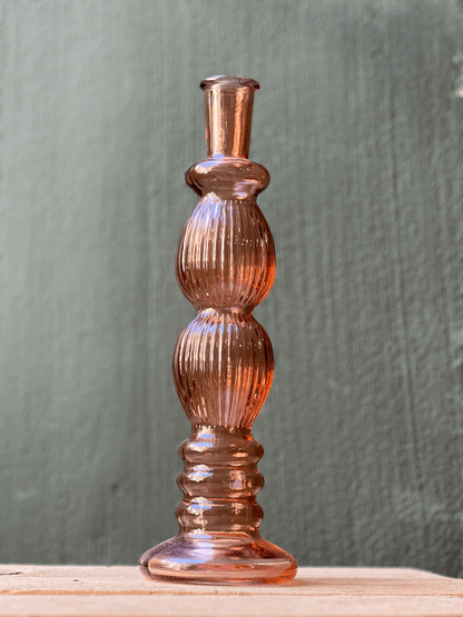 Amber Crystal Candlestick